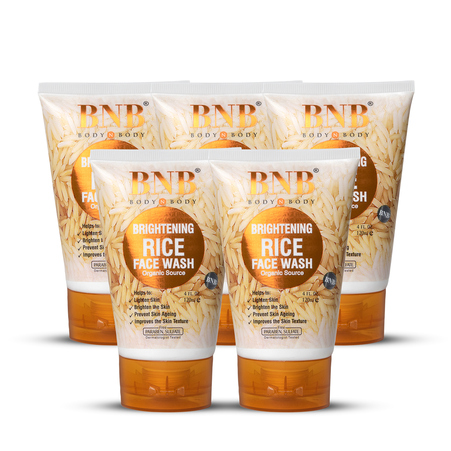 Rice Extract Face Wash ( Pack Of 5 )