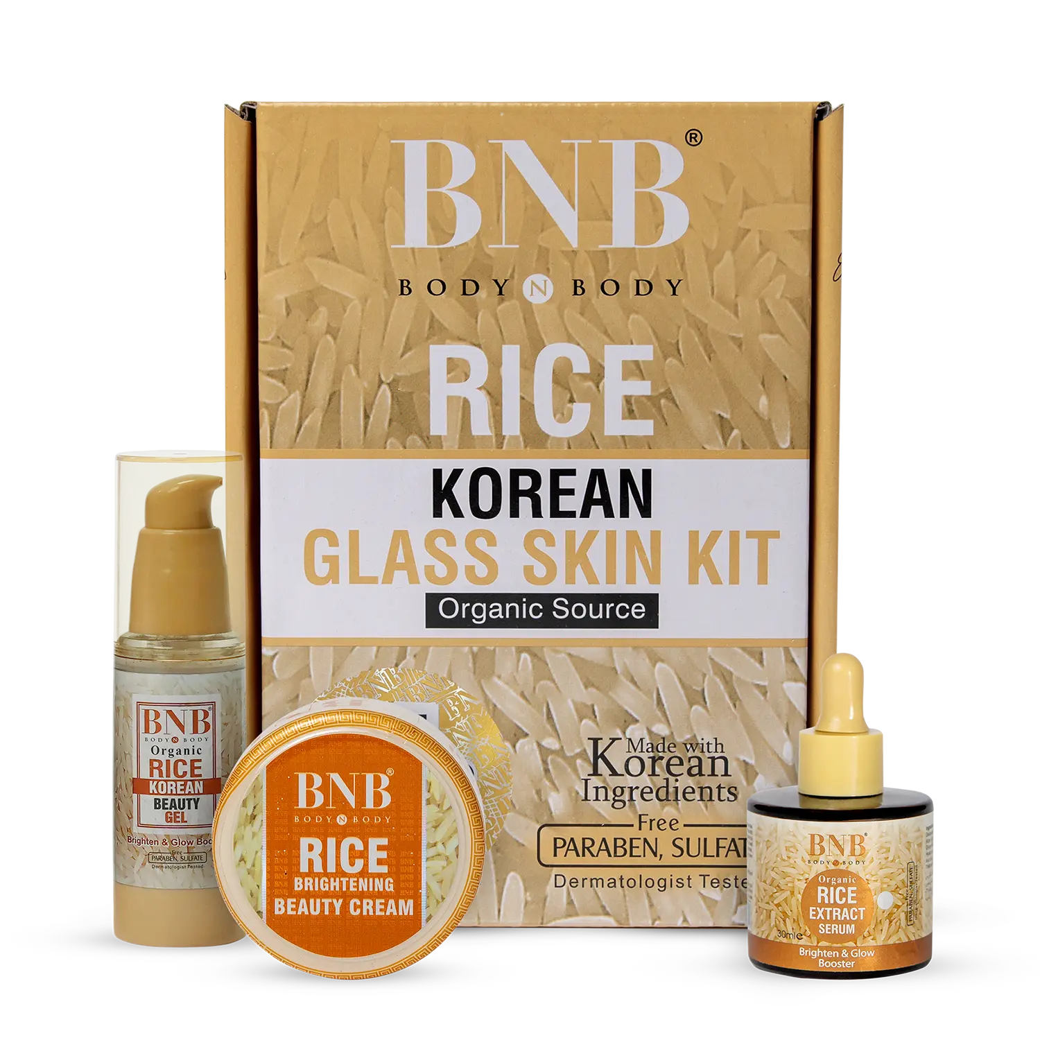 Rice Korean Glass Skin Kit