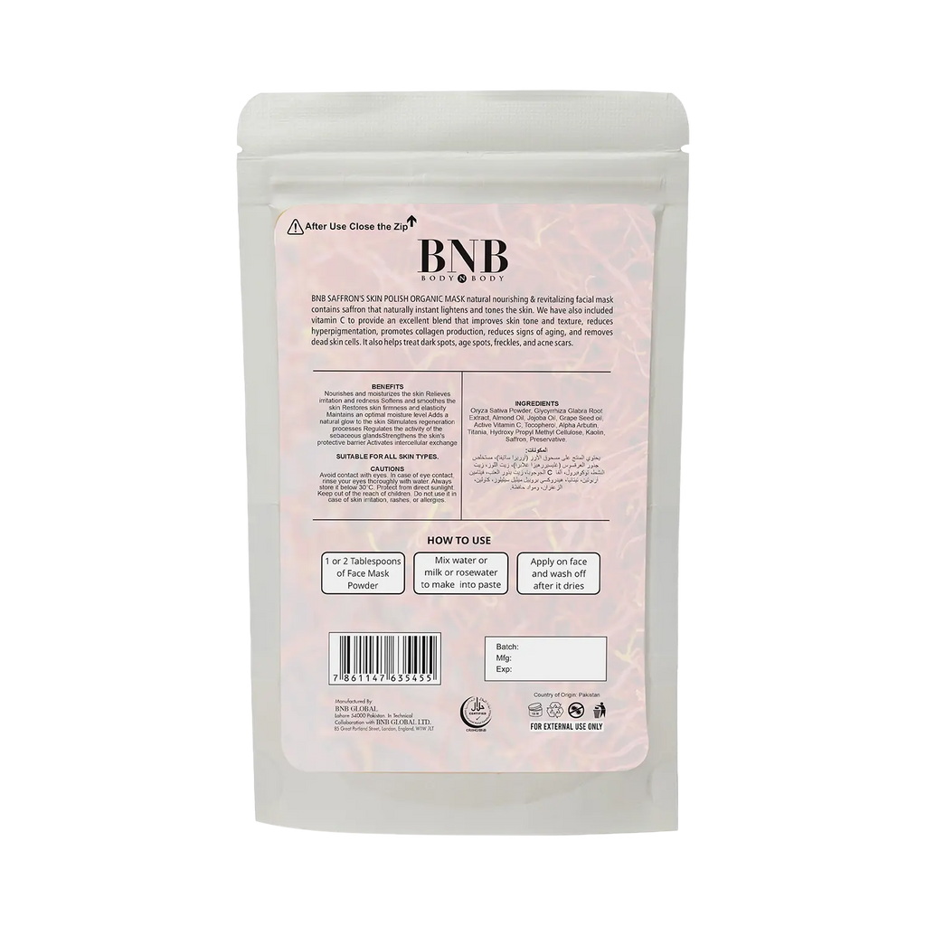 BNB Saffron Skin Polish Mask