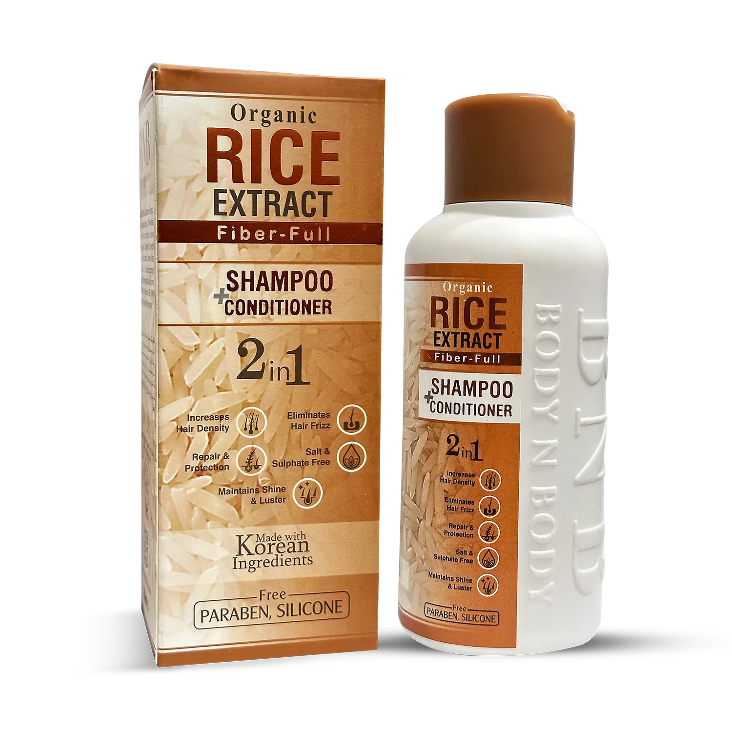 Organic Rice Extract Shampoo + Conditioner